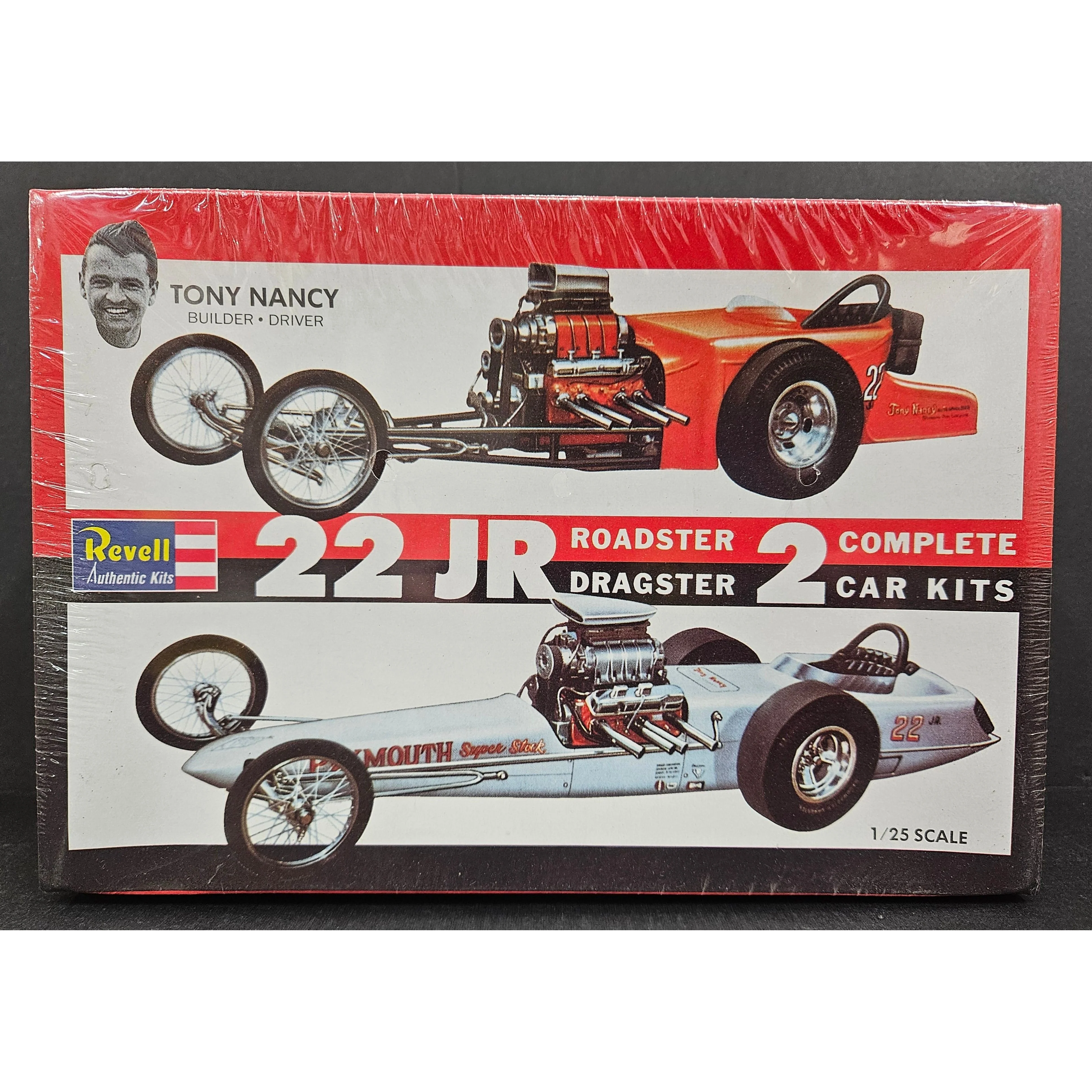 1/25 Revell Tony Nancy 22 JR Roadster/Dragster 2 Car Model Kit