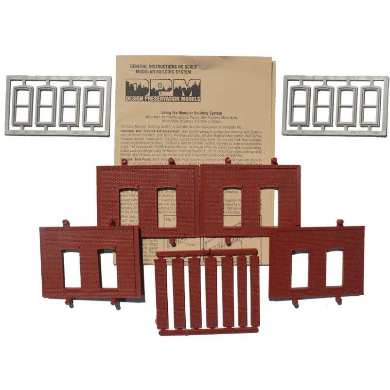30130 HO DPM 1 Story/2 Rectangular Window Wall (4) - Image 2
