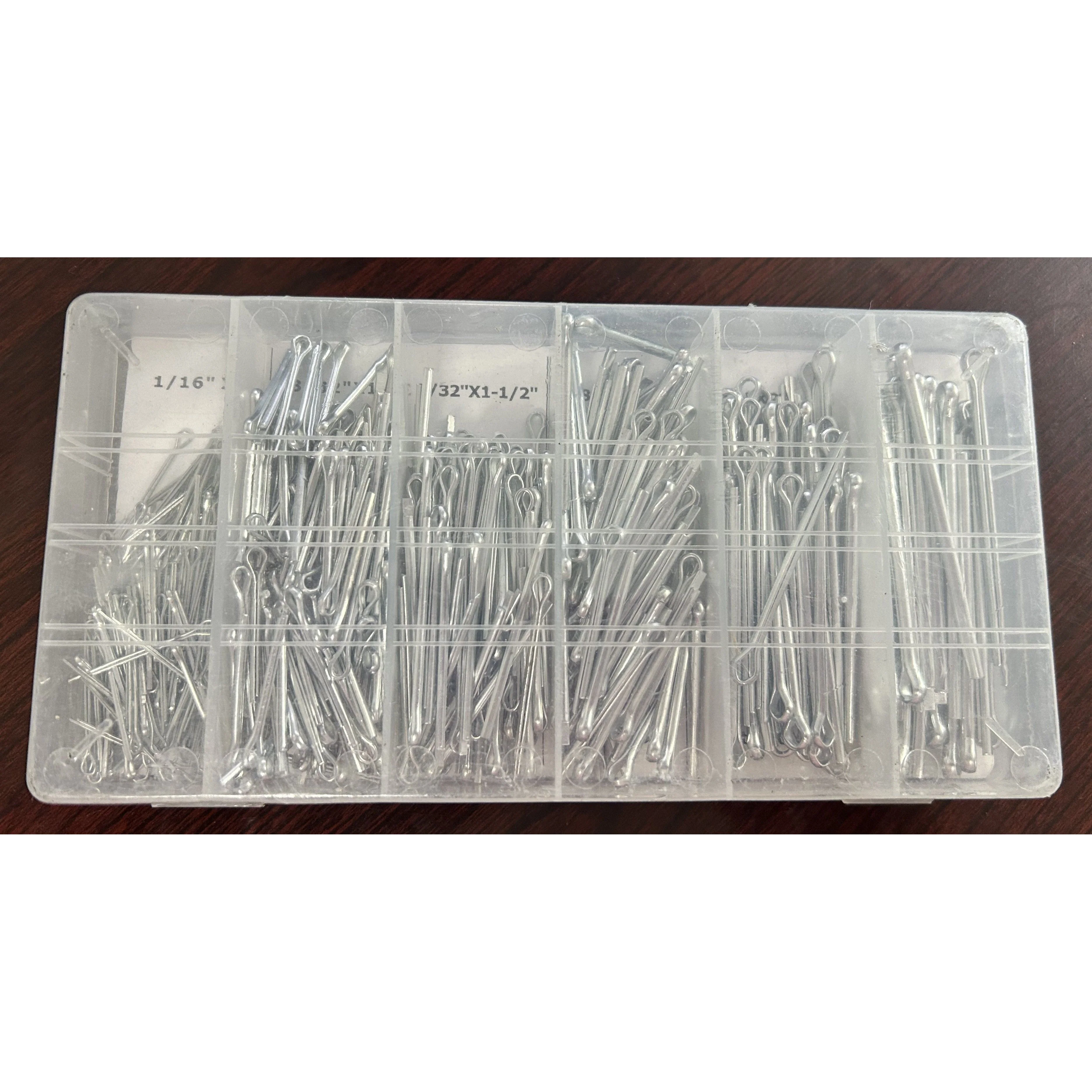 555 Piece 6 Size Selection Cotter Pin Assortment