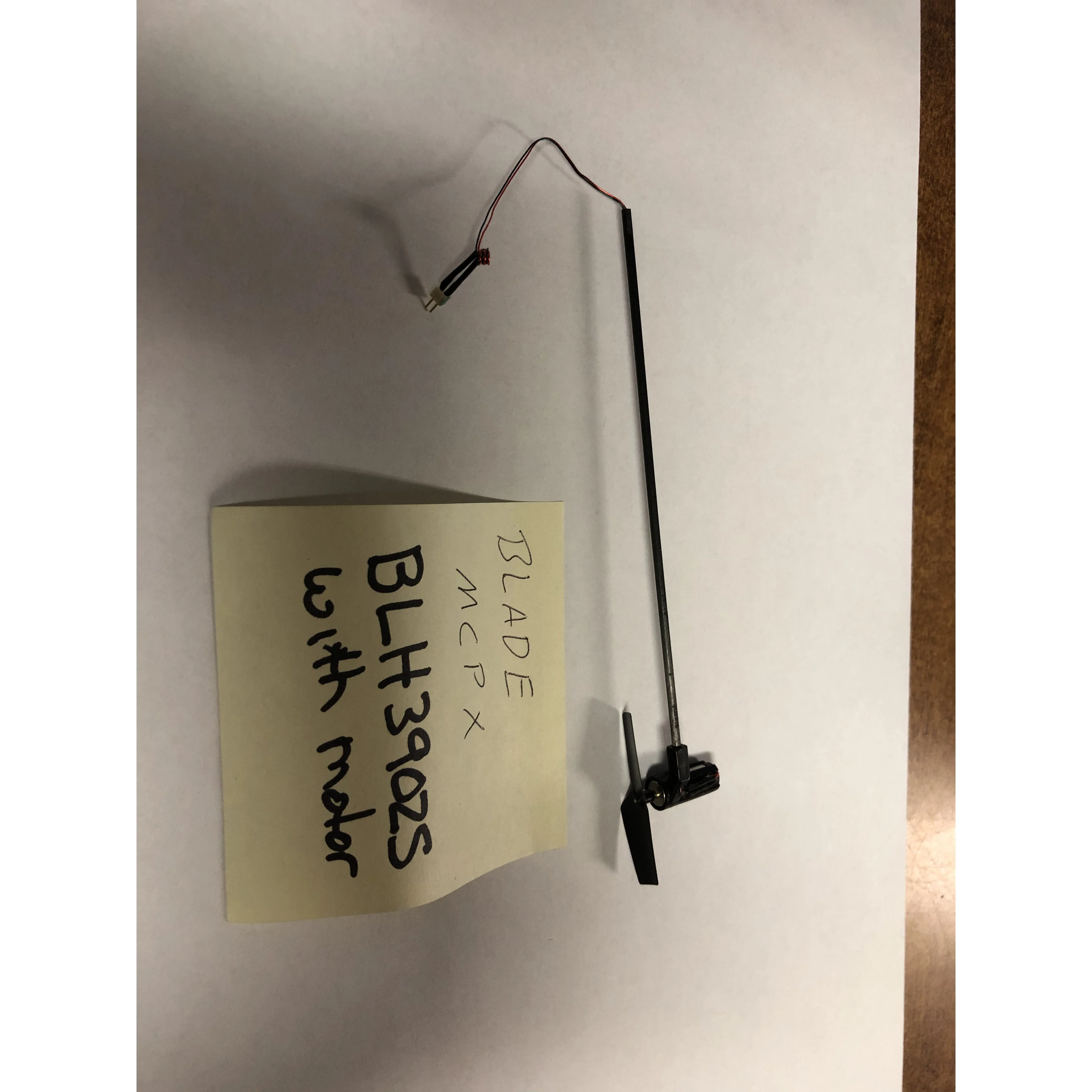 BLH3902S MCPX Solid Tail Boom with motor