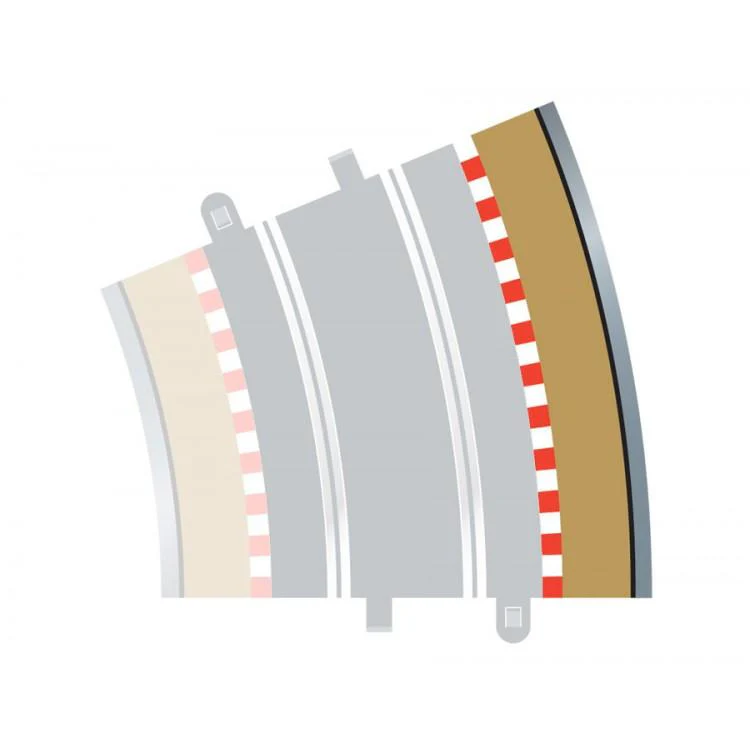 Scalextric C8238 Borders, Tan, Barriers, R4, 4pk