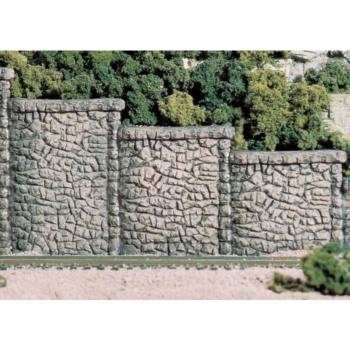 C1261 HO Retaining Wall, Random Stone (3)