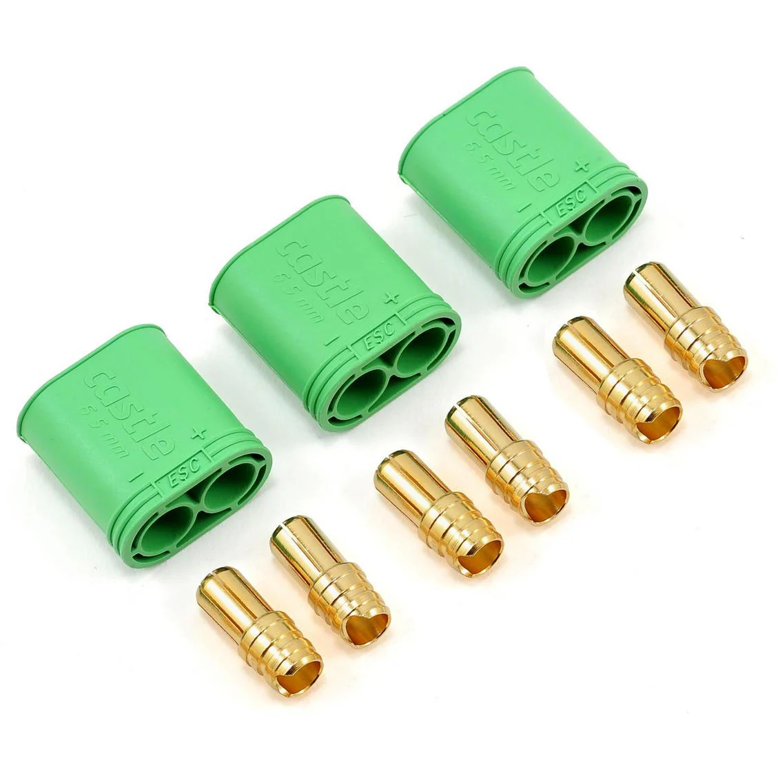 Castle Creations 6.5mm Polarized Bullet Connector (3) (Male)