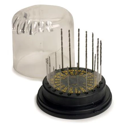 Drill Bit Assorted, #61-80 (20), Plastic Stand