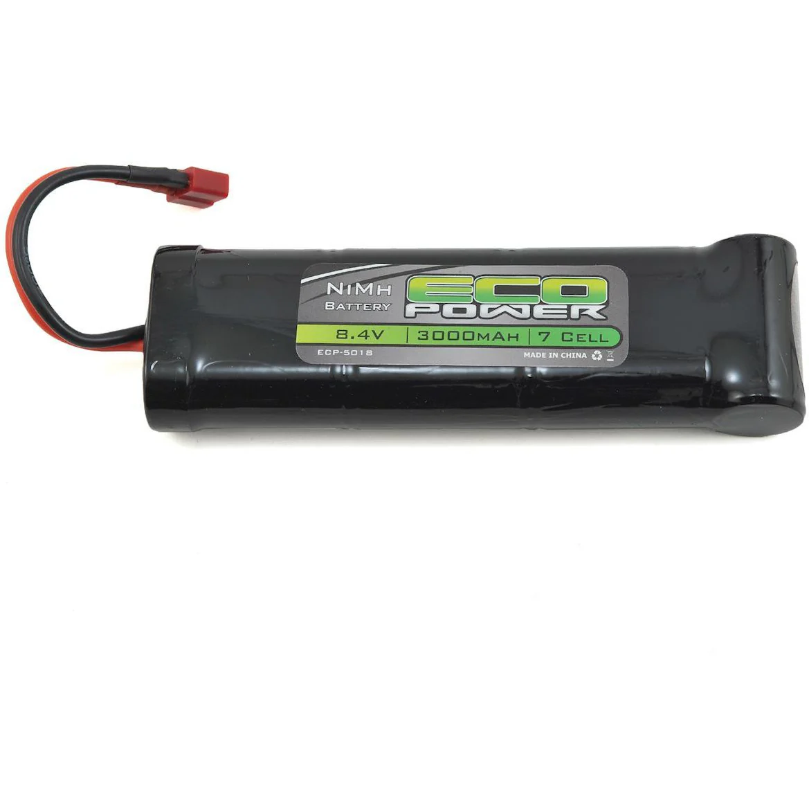 EcoPower 7-Cell NiMH Stick Pack Battery w/T-Style Connector (8.4V/3000mAh)