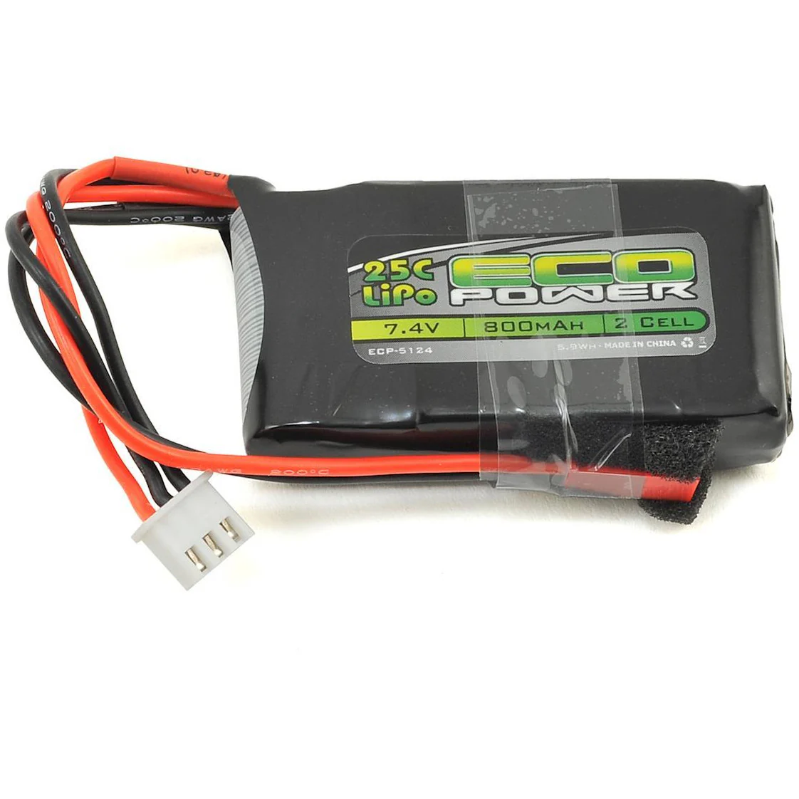 EcoPower "Electron" 2S LiPo 25C Battery (7.4V/800mAh)