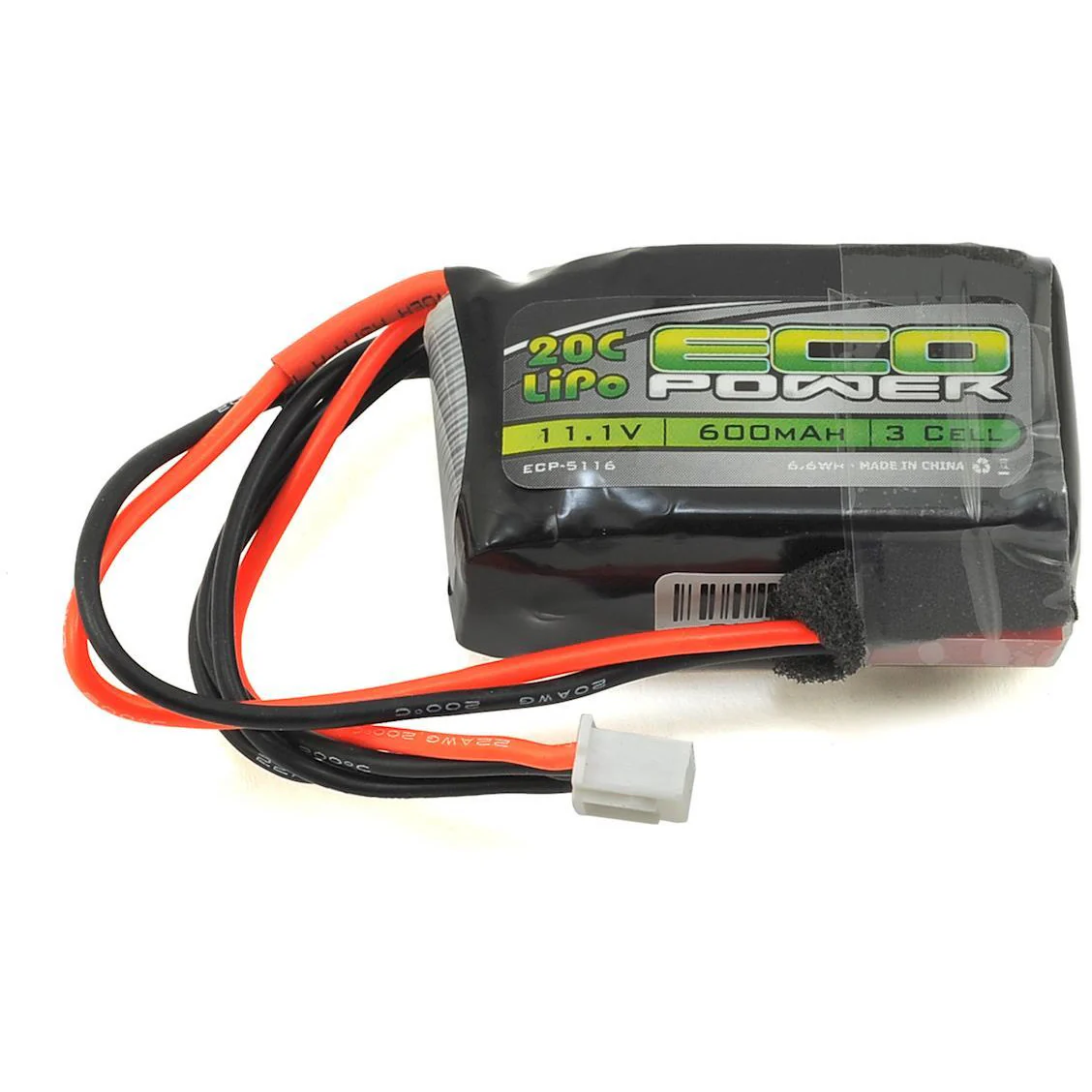 EcoPower "Electron" 3S LiPo 20C Battery (11.1V/600mAh)