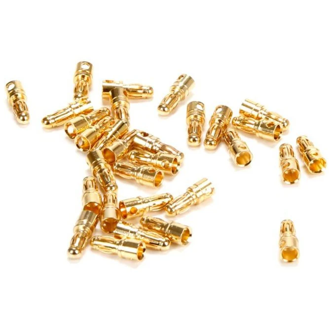 EFLAEC316 Gold Bullet Connector Male male,-3:72