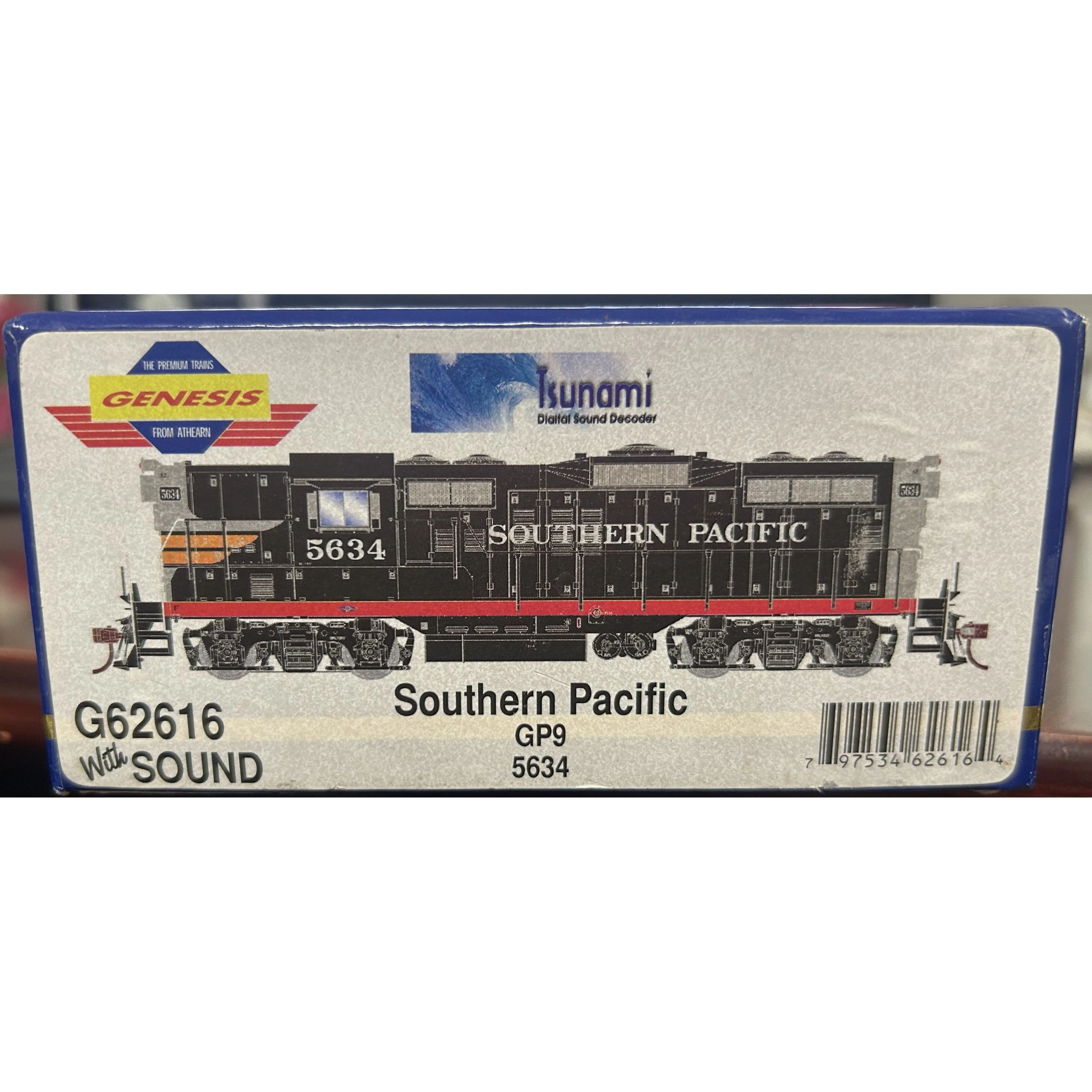 HO Scale Athearn G62616 Southern Pacific Black Widow #5634 HO GP9 Diesel w/DCC & - Image 5