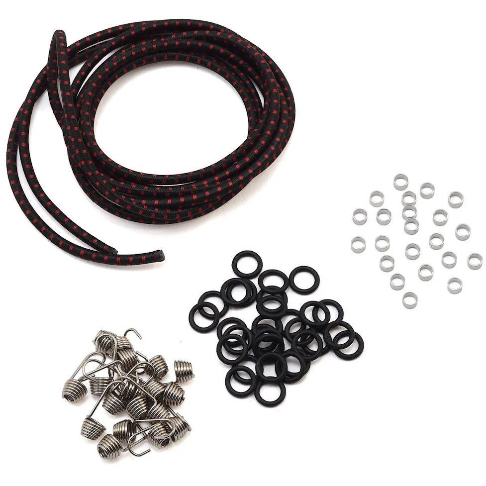 Hot Racing 1/10 Scale Cargo Net Kit (Black/Red)