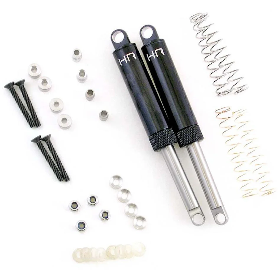 Hot Racing 100mm Internal Spring Air Shocks (Black) (2)