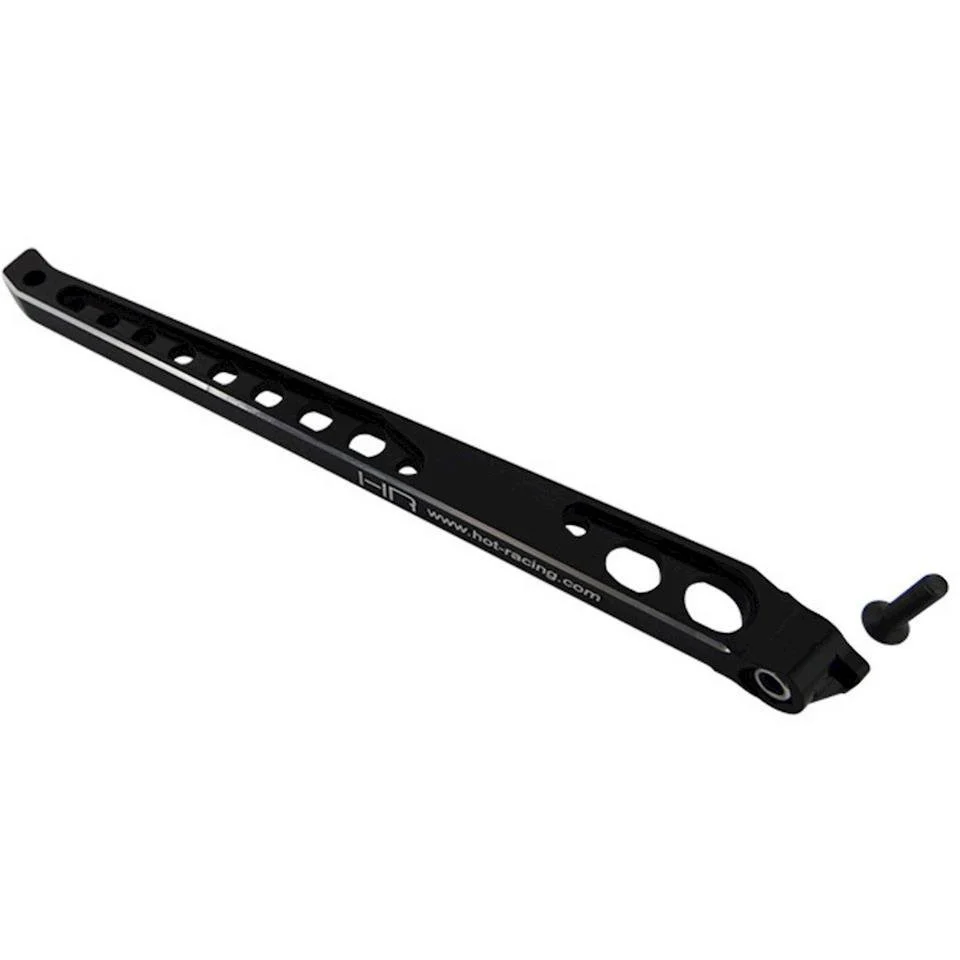 Hot Racing 165mm Kraton/Typhon Aluminum Rear Chassis Brace (Black)