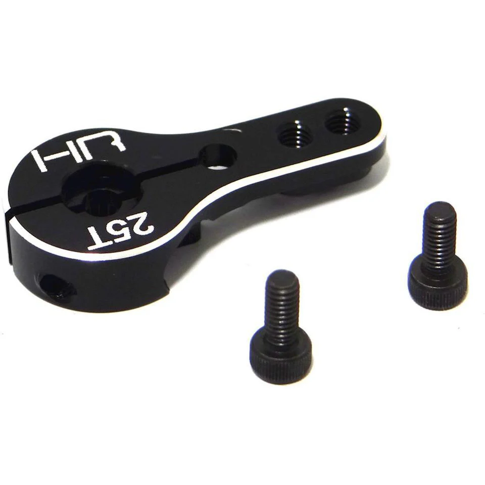 Hot Racing 2-Hole Aluminum Locking Servo Arm (25T-ProTek/Futaba/Savox)