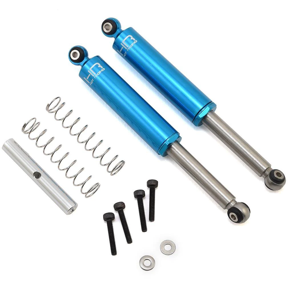 Hot Racing 78mm Temper Internal Spring Air Shock (Blue) (2)