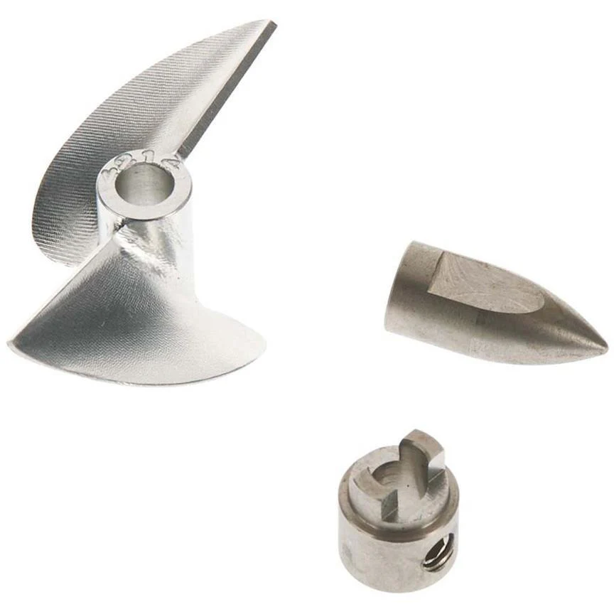 Hot Racing Alum Prop Set w/Bullet Nut/Drive Dog Spartan