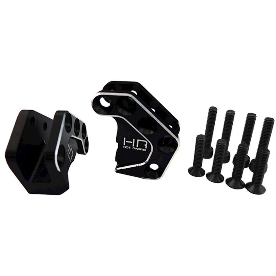 Hot Racing Aluminum AR60 Lower Link/Shock Mount (Black) (2)
