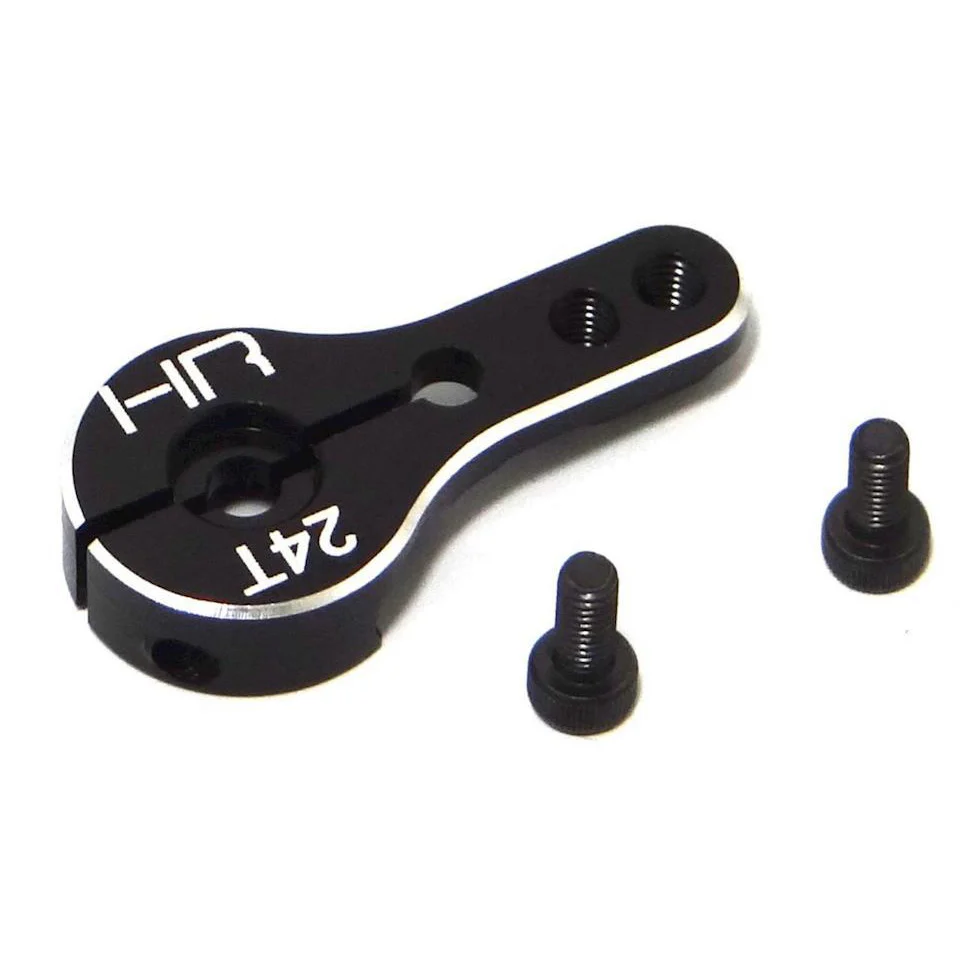 Hot Racing Aluminum Clamping Lock Servo Arm (24T-Hitec)