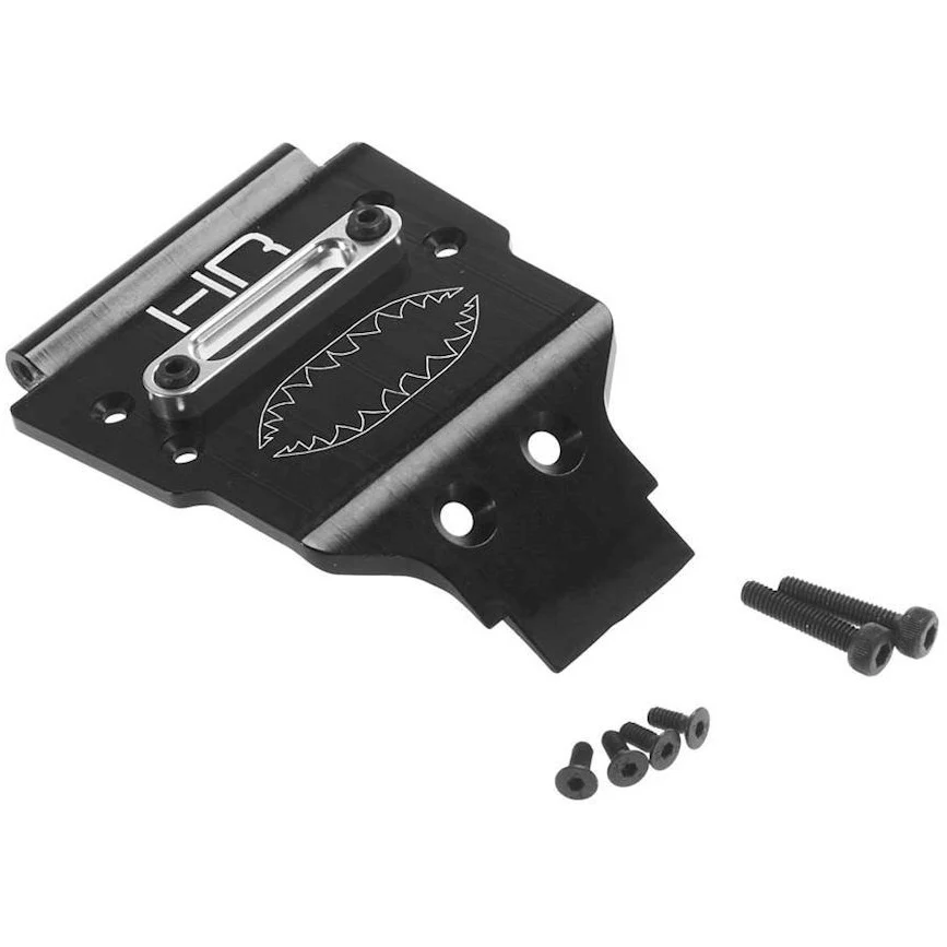 Hot Racing Aluminum Front Skid Plate w/Winch Fairlead