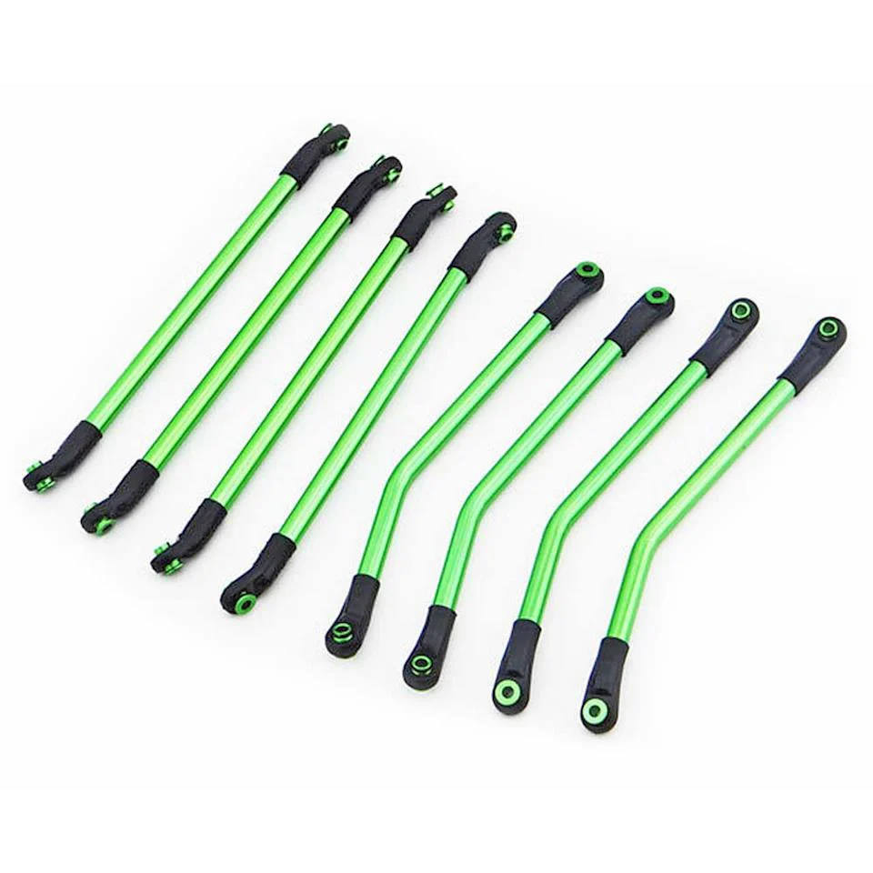 Hot Racing Aluminum Green 4-Link Set Wraith/Ridgecrest