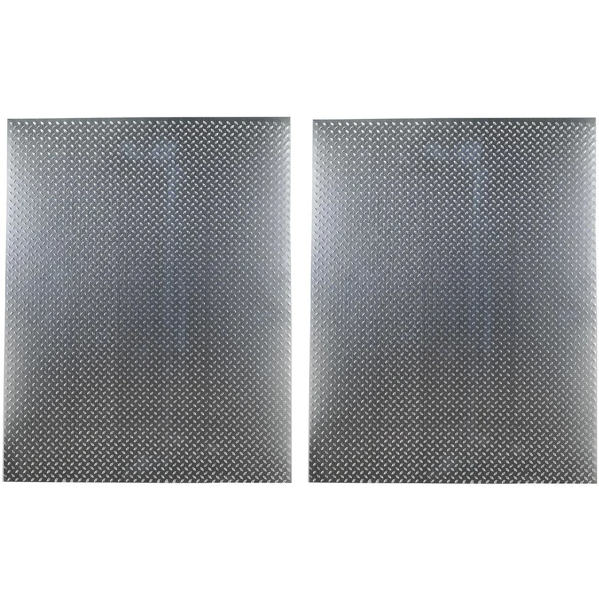 Hot Racing Aluminum Scale Diamond Plate Sheet (Silver) (2) (22x28cm)