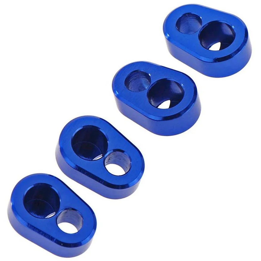 Hot Racing CNC Aluminum Hinge Pin Capture Bushings X-Mx