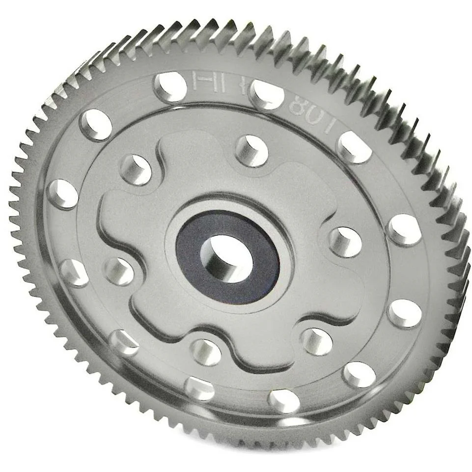 Hot Racing Hard Anodized Aluminum Spur Gear 80T