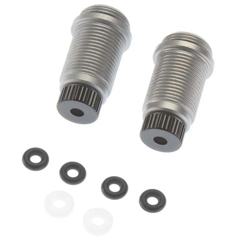 Hot Racing Hard Anodized Shock Body Black 1/16