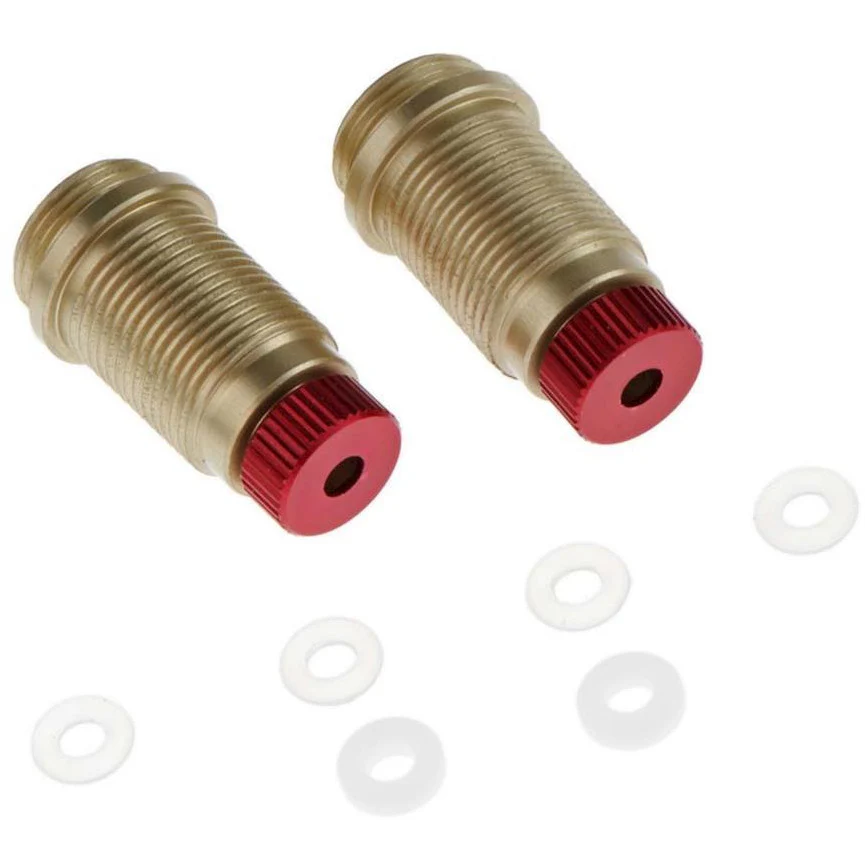 Hot Racing Hard Anodized Shock Body Red 1/16