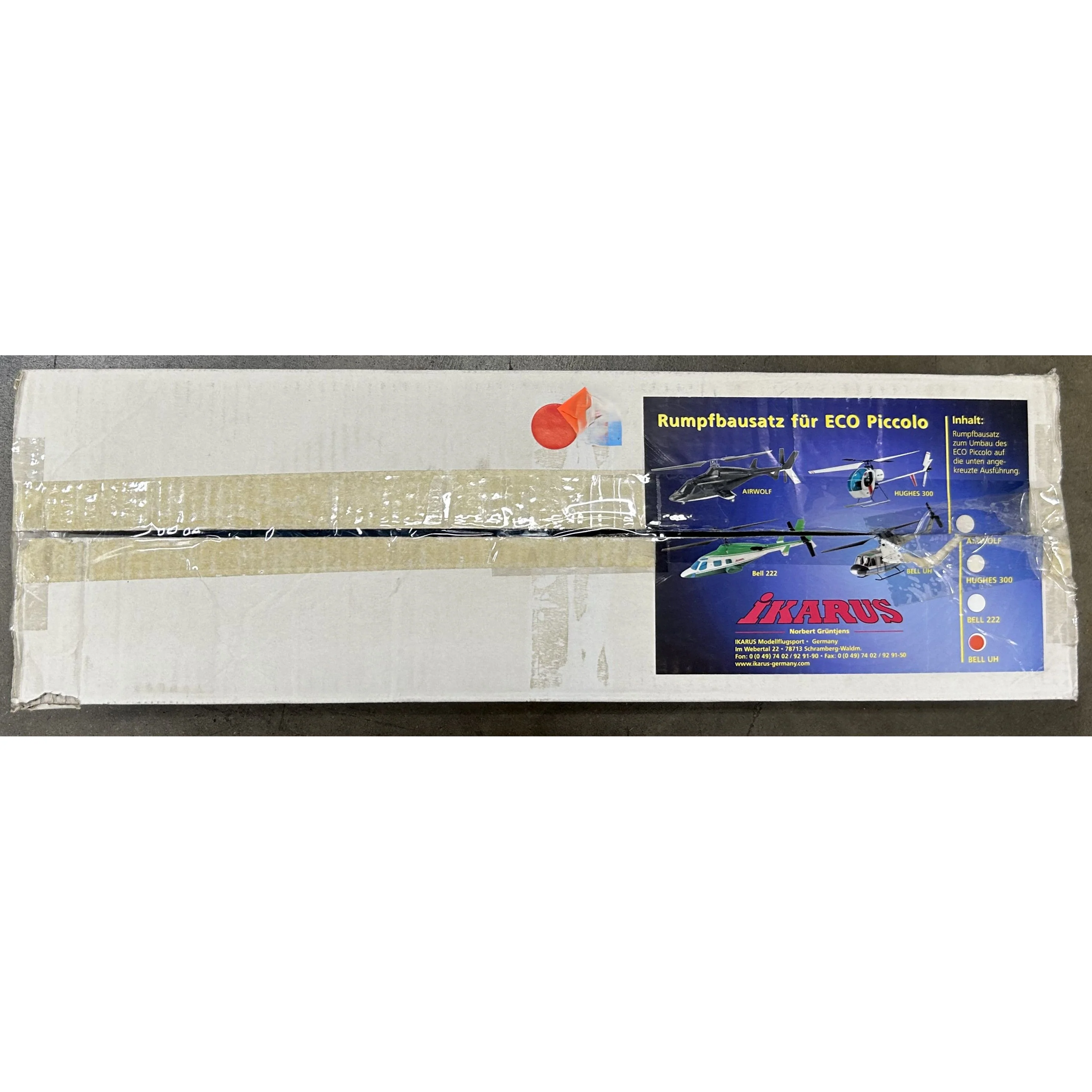 Ikarus Rumpfbausatz fur ECO Piccolo Bell UH