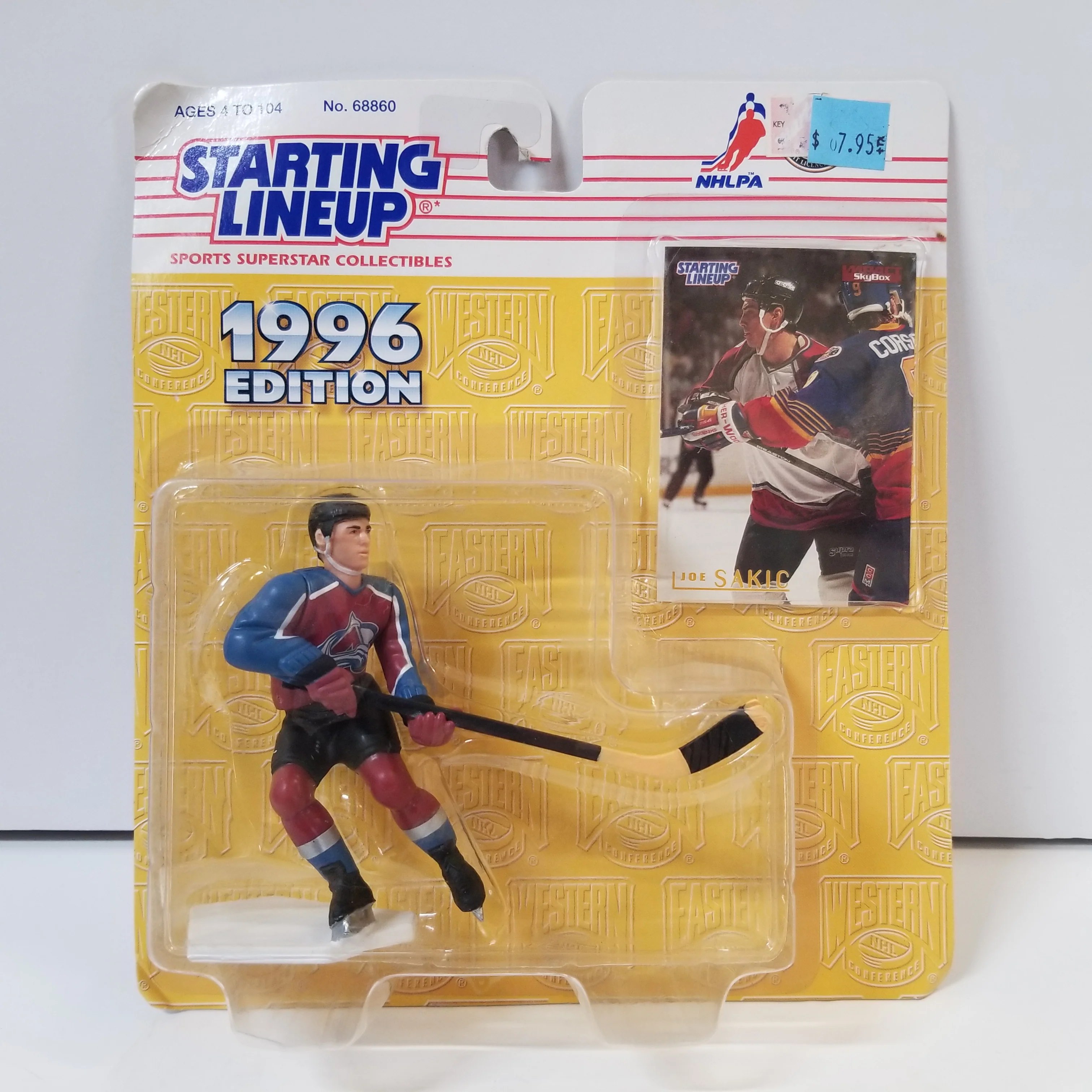 Kenner Starting Lineup 1996 Edition Colorado Avalanche Joe Sakic
