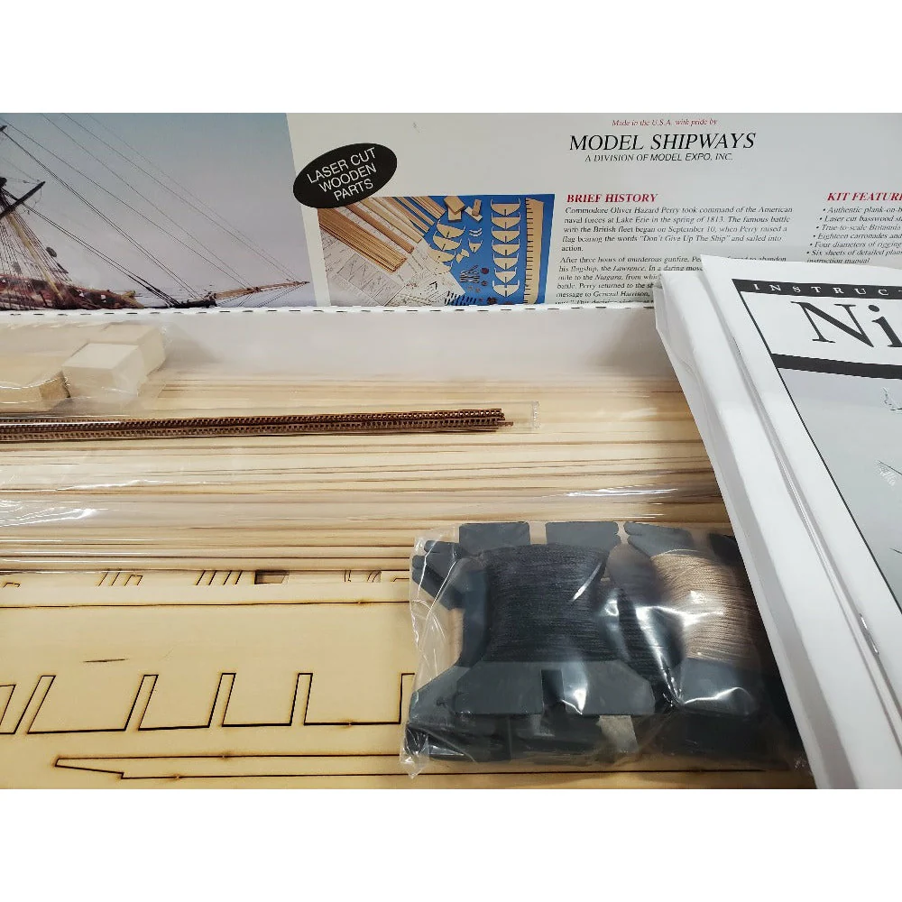 Model Shipways Kit 2240 Niagara US Brig War of 1812 - Image 5