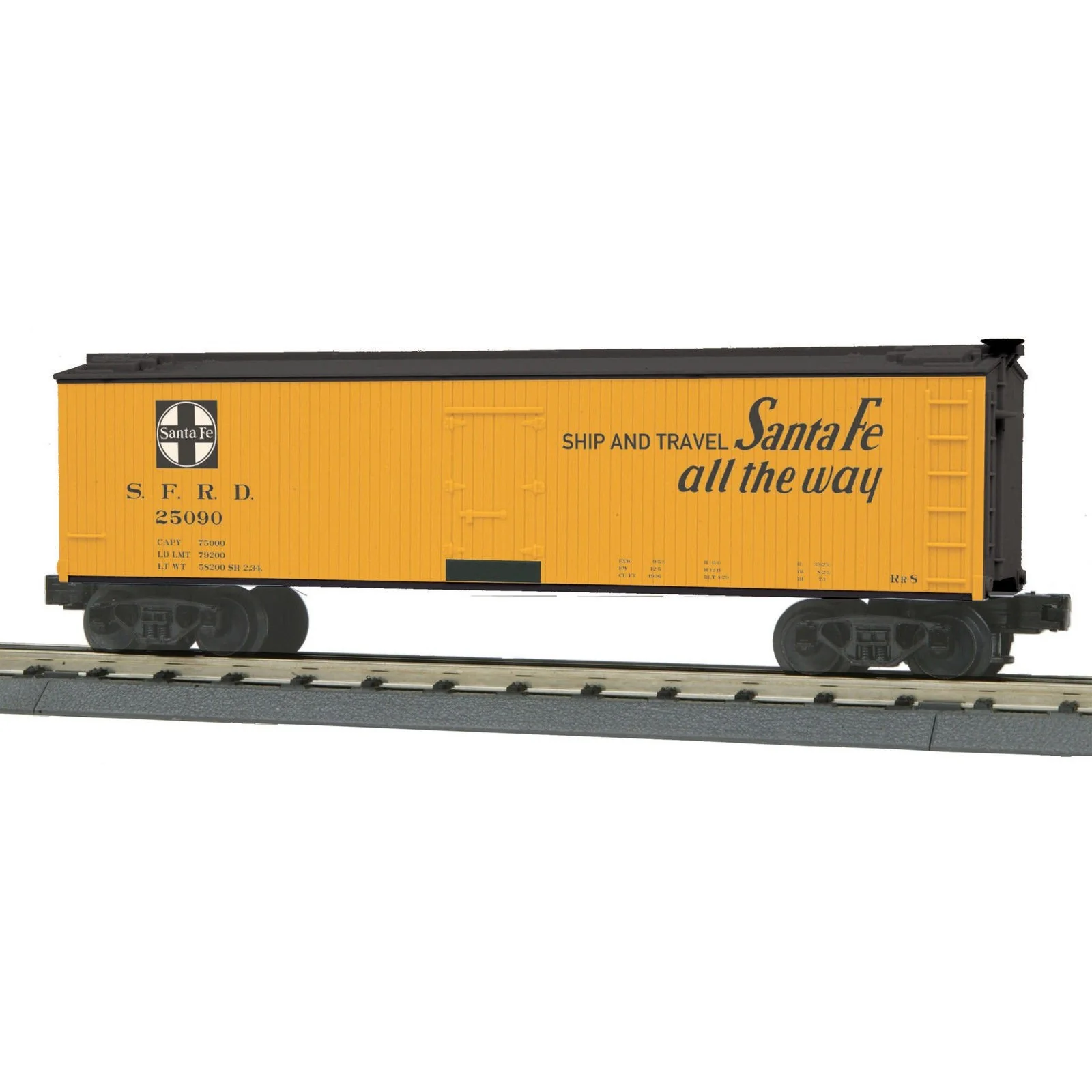 MTH Rail King 30-78165 Santa Fe Reefer Car