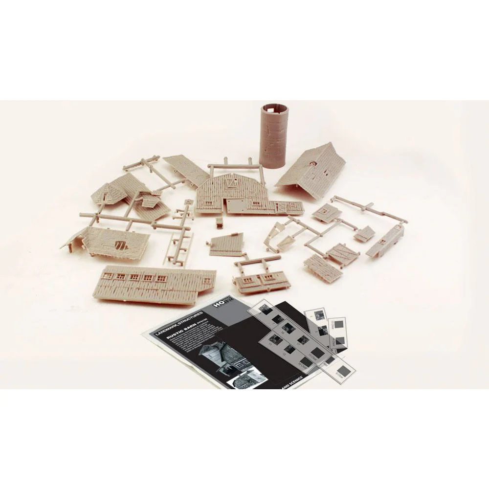 PF5190 HO KIT Rustic Barn - Image 3