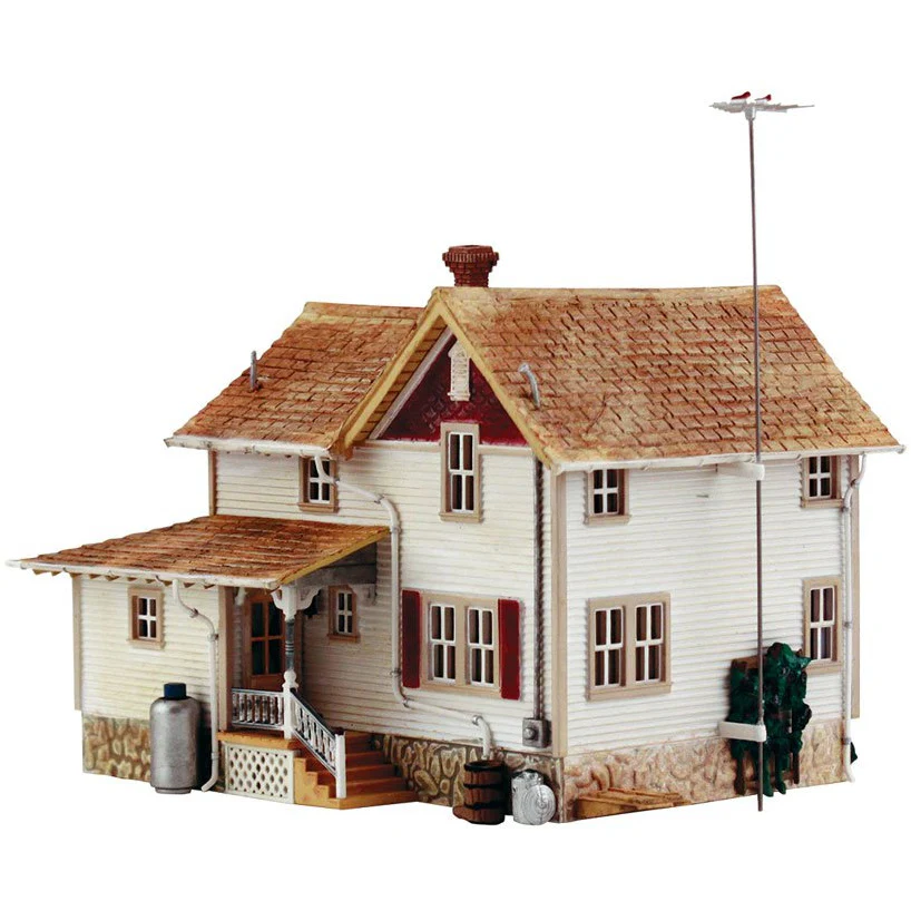 PF5196 HO KIT Corner Porch House - Image 2