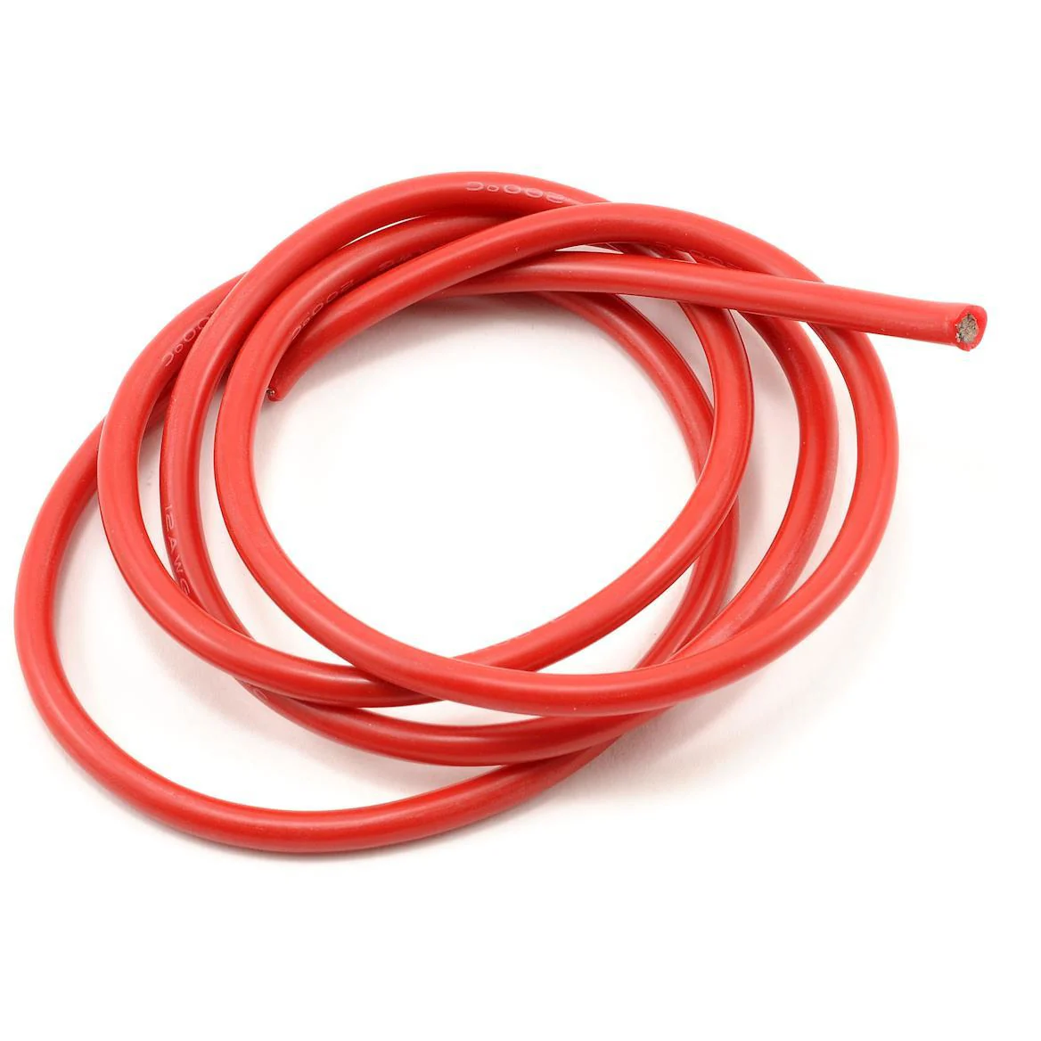 ProTek RC 12awg Red Silicone Hookup Wire (1 Meter)