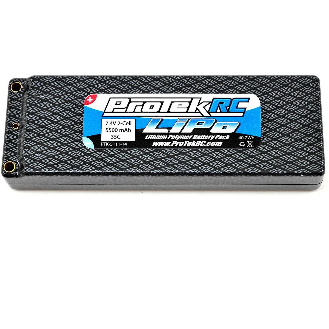 ProTek RC 2S "Supreme Power" LiPo 35C Hard Case Battery (7.4V/5500mAh)