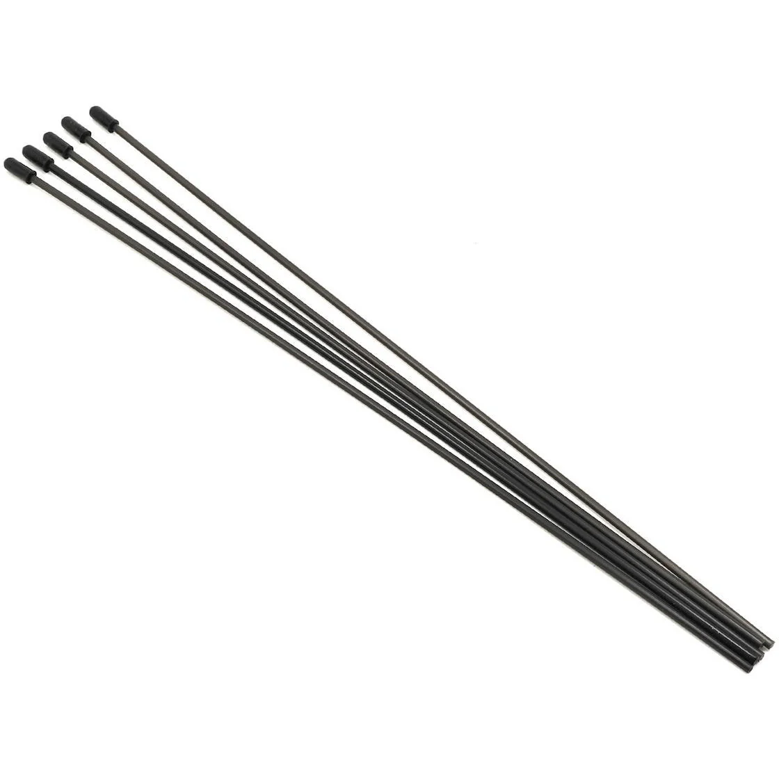 ProTek RC Antenna Tube w/Caps (Black) (5)