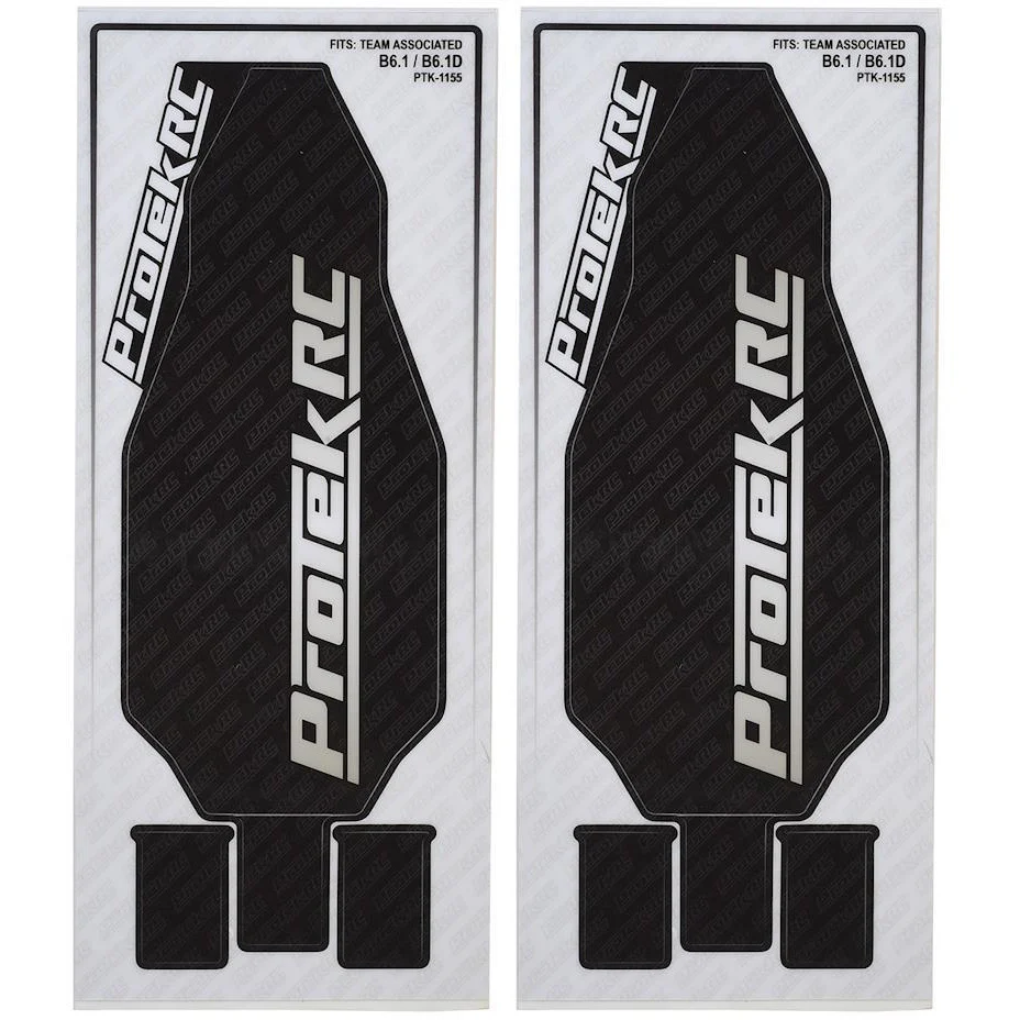 ProTek RC Associated B6.1 & B6.1D "Thick" Precut Chassis Protective Sheet (2)