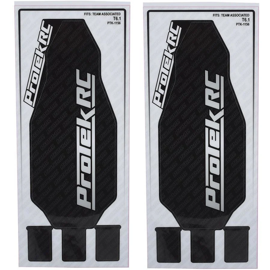 ProTek RC Associated T6.1 "Thick" Precut Chassis Protective Sheet (2)