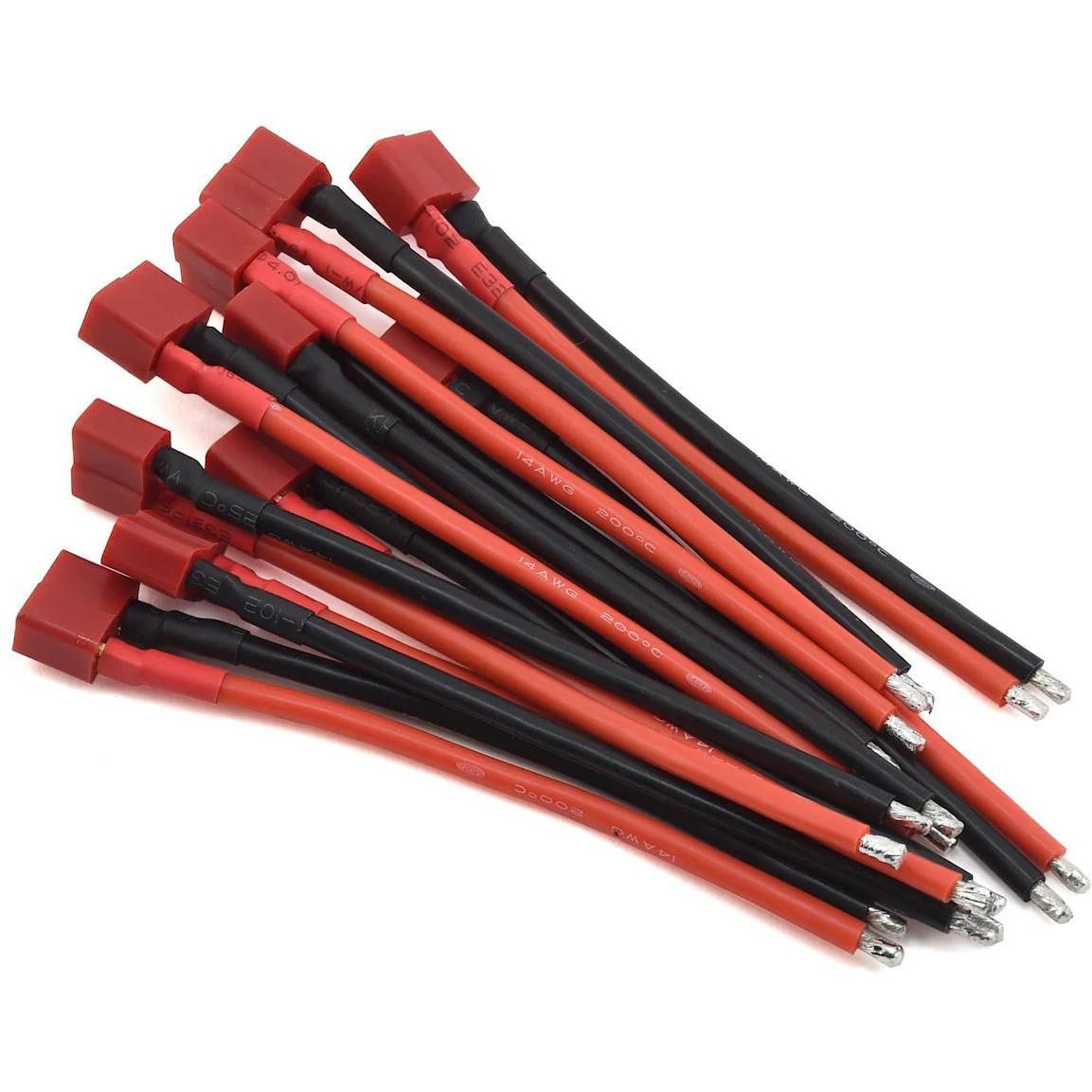 ProTek RC Bulk Pack T-Style Female Pigtail (10) (14awg)