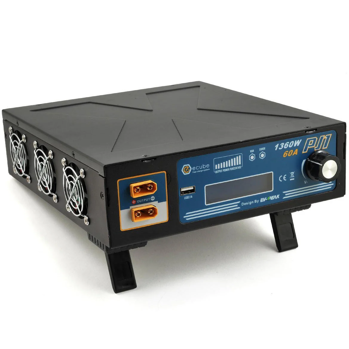 ProTek RC EV-Peak PJ1 eCube 1360W Power Supply w/USB Port (12-24V/60A/1360W)