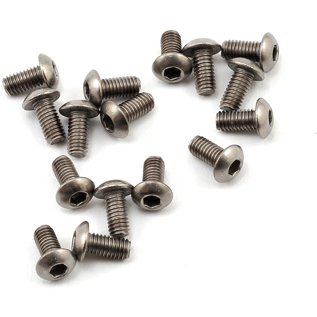 ProTek RC FPV Racer 3x6mm Button Head Titanium Motor Screw Set (16)