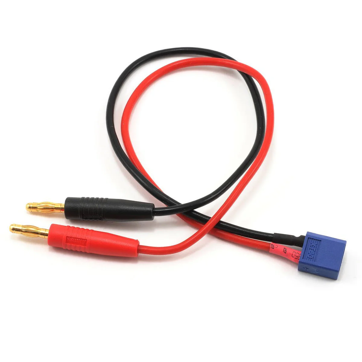 ProTek RC Heavy Duty 14awg XT60 Charge Lead (Male XT60 to 4mm Banana Plugs)