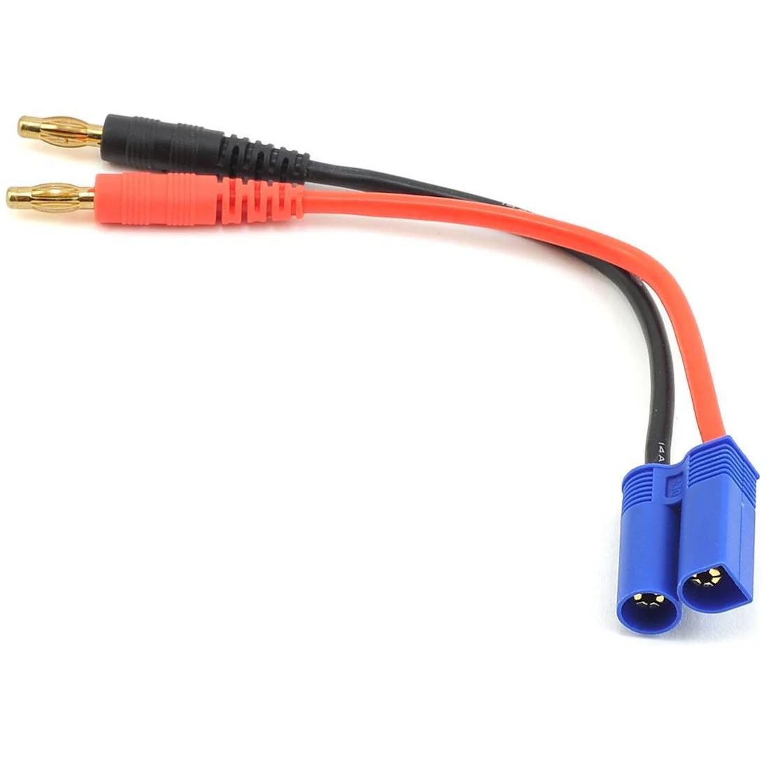 ProTek RC Heavy Duty EC5 Charge Lead (Male EC5 to 4mm Banana Plugs)