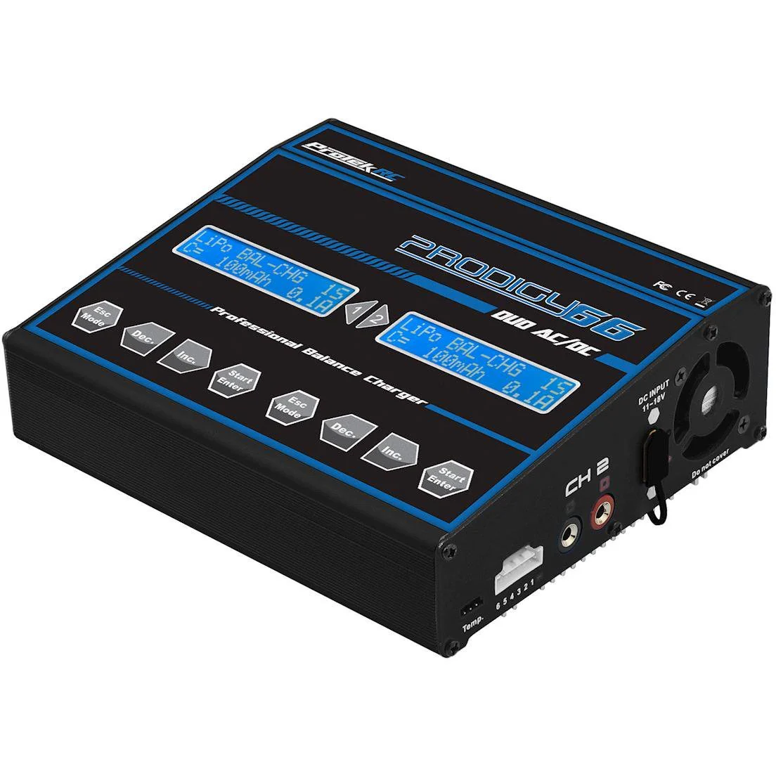 ProTek RC "Prodigy 66 Duo AC/DC" LiHV/LiPo Battery Balance Charger (6S/6A/50W)