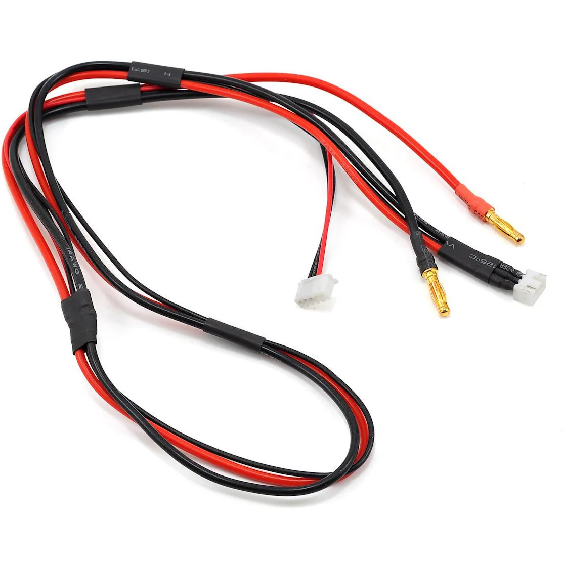 ProTek RC Receiver Balance Charge Lead (2S to 4mm Banana w/4S Adapter)