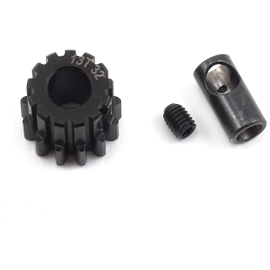 ProTek RC Steel 32P Pinion Gear w/3.17mm Reducer Sleeve (Mod .8) (5mm Bore) (13T)