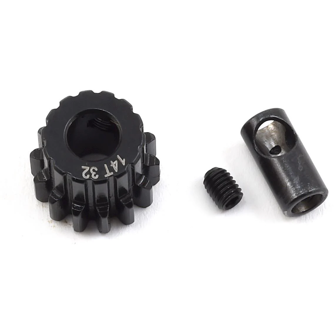 ProTek RC Steel 32P Pinion Gear w/3.17mm Reducer Sleeve (Mod .8) (5mm Bore) (14T)