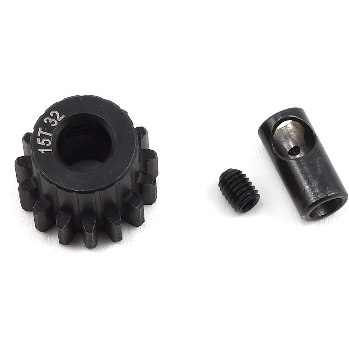 ProTek RC Steel 32P Pinion Gear w/3.17mm Reducer Sleeve (Mod .8) (5mm Bore) (15T)