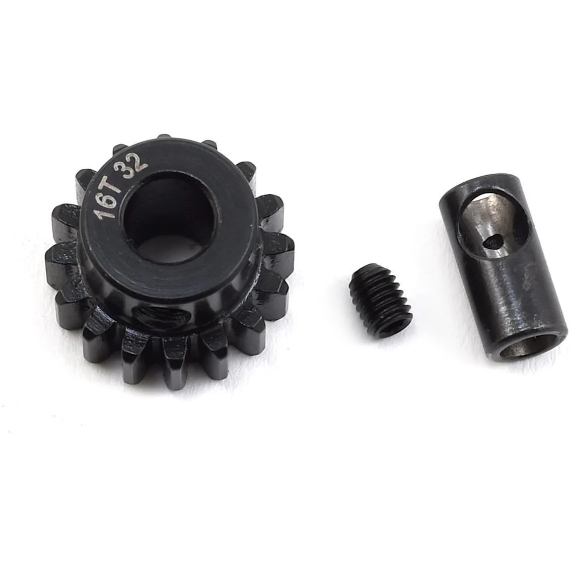 ProTek RC Steel 32P Pinion Gear w/3.17mm Reducer Sleeve (Mod .8) (5mm Bore) (16T)